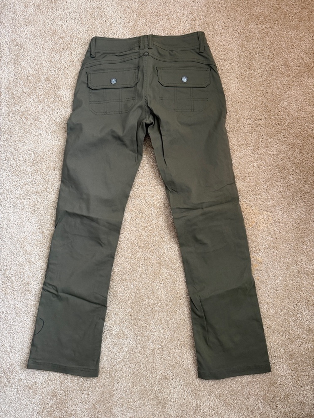 Prana Hallie Wicking Pants Women’s Like New Cargo Green - Picture 7 of 11
